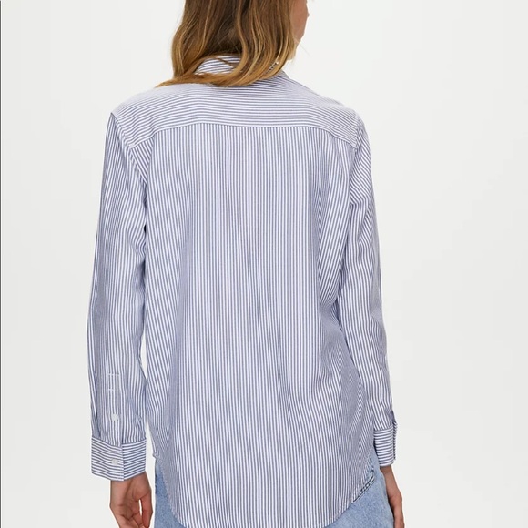 Navy blue and white Montana shirt - Picture 2 of 8